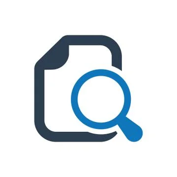 Search Document Icon Stock Illustration