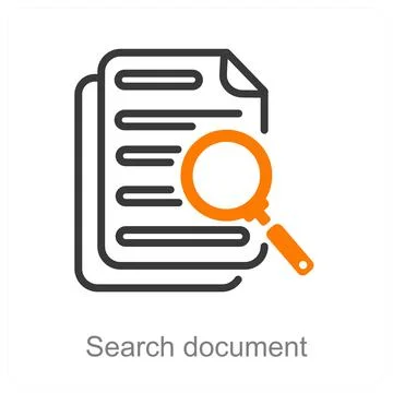 Search document Stock Illustration