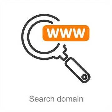 Search domain Stock Illustration