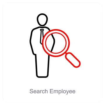 Search Employee Stock Illustration