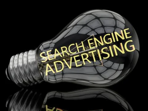 Search Engine Advertising Stock Illustration