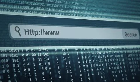 Search engine bar Foto stock