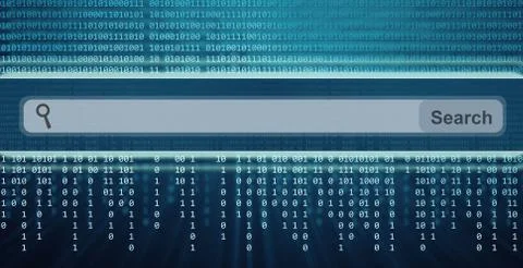 Search engine bar Stockfoto's