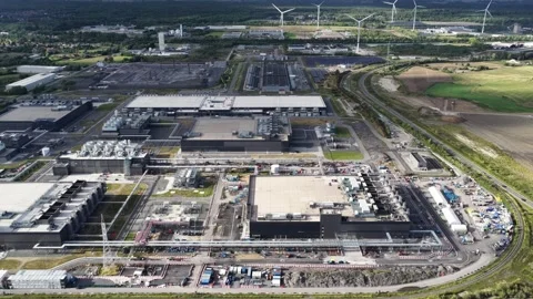 Search engine data center, AI infrastrucutre. Cloud services and internet Stock Footage 318674969