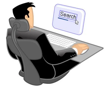 Search engine Illustrazione stock