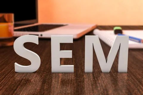 Search Engine Marketing Illustrazione stock