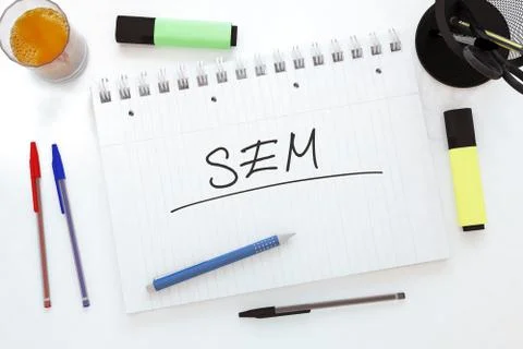 Search Engine Marketing Stock Illustration