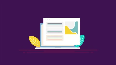 Search engine marketing, SEO web traffic animation. Stock Footage 267188374