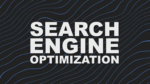 Search Engine Optimization Animated Above Turbulent Lines Stock Footage 294357626