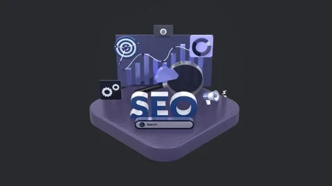 Search Engine Optimization Concept Animation. Stock Footage 310865674