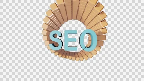 Search Engine Optimization Concept With Elements Forming Seo Animation Stock Footage 229872636