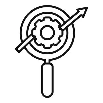 Search engine optimization concept icon Stock Illustration