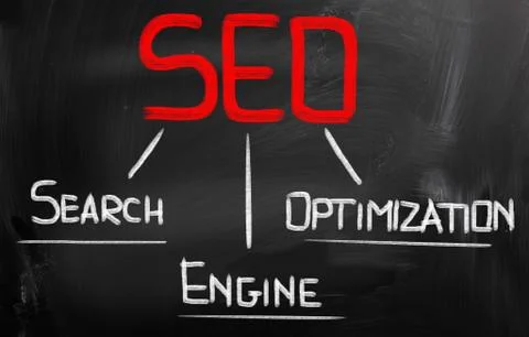 Search engine optimization concept Stockillustratie