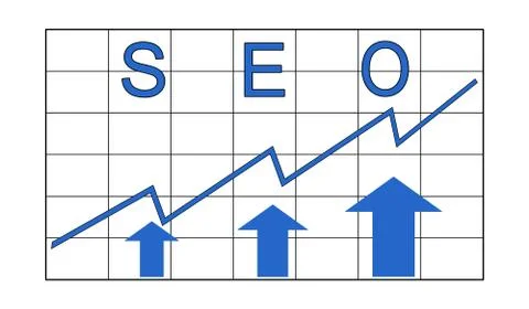 Search Engine Optimization concept Illustrazione stock