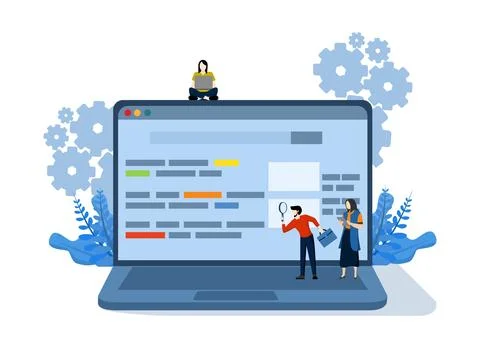 Search Engine Optimization Concept Stock Illustration