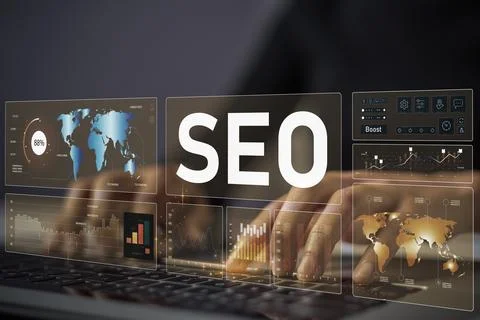 Search engine optimization concept. Stock Photos