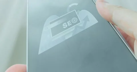 Search Engine Optimization concept, presentation Stock Footage 313441033