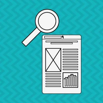 Search engine optimization design 库存插图