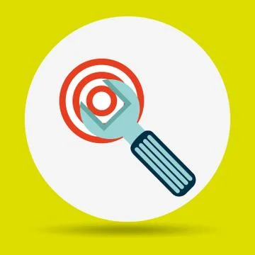 Search engine optimization design Stock Illustration