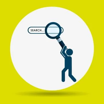 Search engine optimization design Stockillustratie