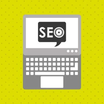 Search engine optimization design Illustrazione stock