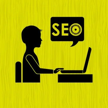 Search engine optimization design Stockillustratie