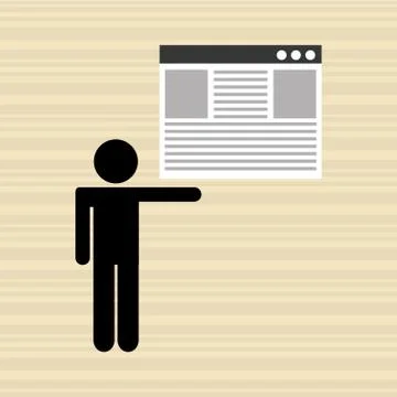 Search engine optimization design Stockillustratie