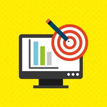 Search engine optimization design Illustrazione stock