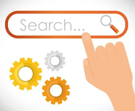 Search Engine Optimization design Ilustración de archivo