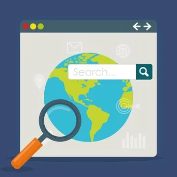 Search Engine Optimization design イラスト素材