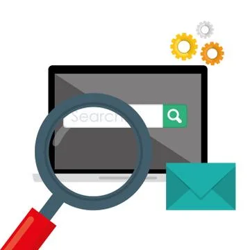 Search Engine Optimization design Ilustración de archivo