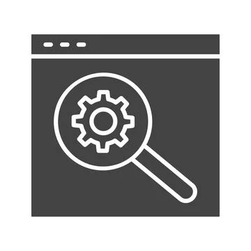 Search Engine Optimization icon vector image. Stock Illustration