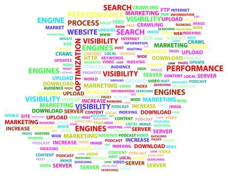 Search Engine Optimization Illustrazione stock