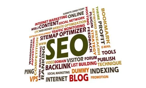 Search Engine Optimization Stock Illustration