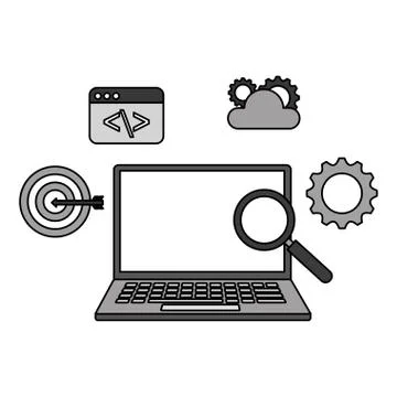 Search engine optimization 스톡 일러스트