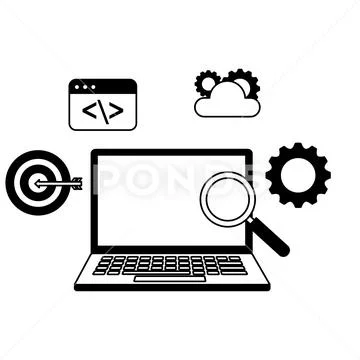 Search engine optimization Stock Illustration