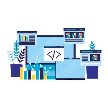 Search engine optimization Stockillustratie