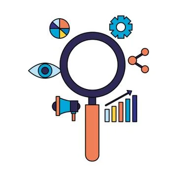 Search engine optimization Stockillustratie