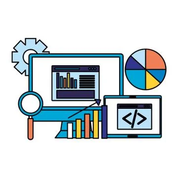 Search engine optimization Stock Illustration