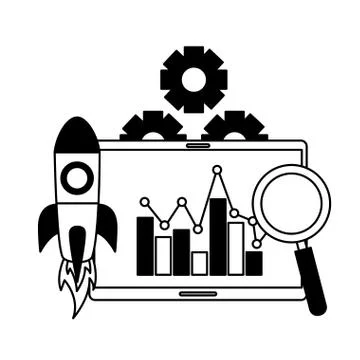 Search engine optimization Illustrazione stock