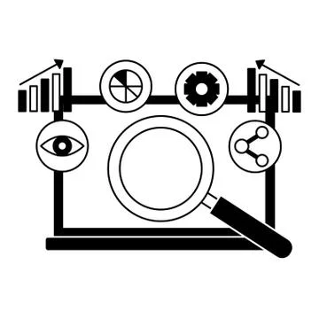 Search engine optimization Stockillustratie