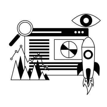 Search engine optimization Stock Illustration