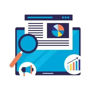 Search engine optimization Stockillustratie