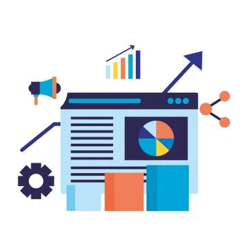 Search engine optimization イラスト素材