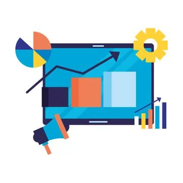 Search engine optimization Illustrazione stock