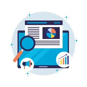 Search engine optimization 库存插图