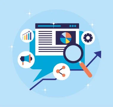 Search engine optimization 스톡 일러스트