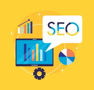 Search engine optimization Illustrazione stock