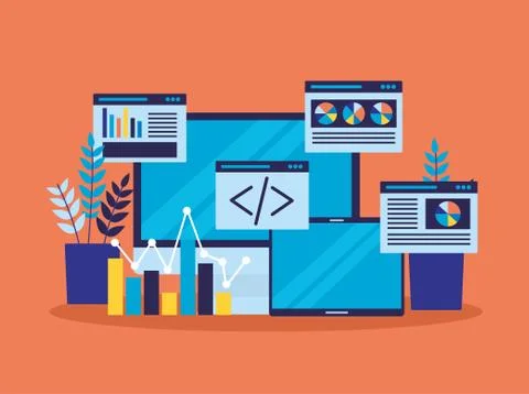 Search engine optimization Stockillustratie