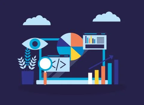 Search engine optimization Stock Illustration